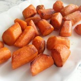 Salteado largo de zanahorias